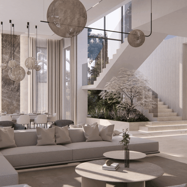 Návrh a realizace interiéru vily – Abu Dhabi