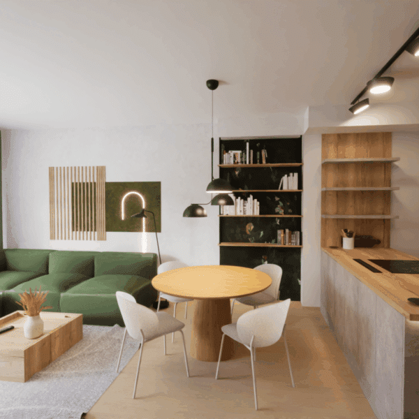 Návrh a realizace interiéru rodinného domu – Praha
